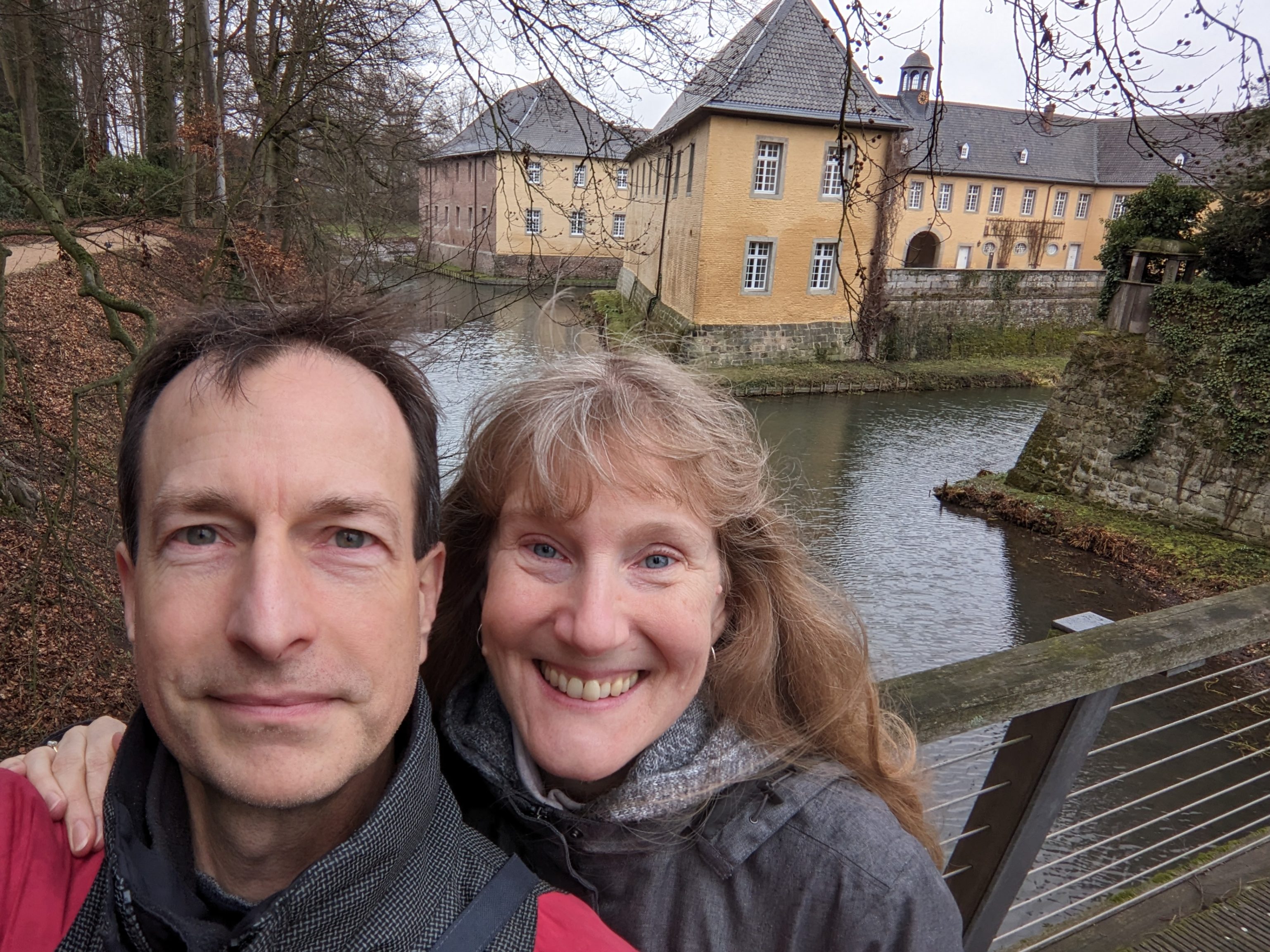 David and Katherine at Schloss Dyck